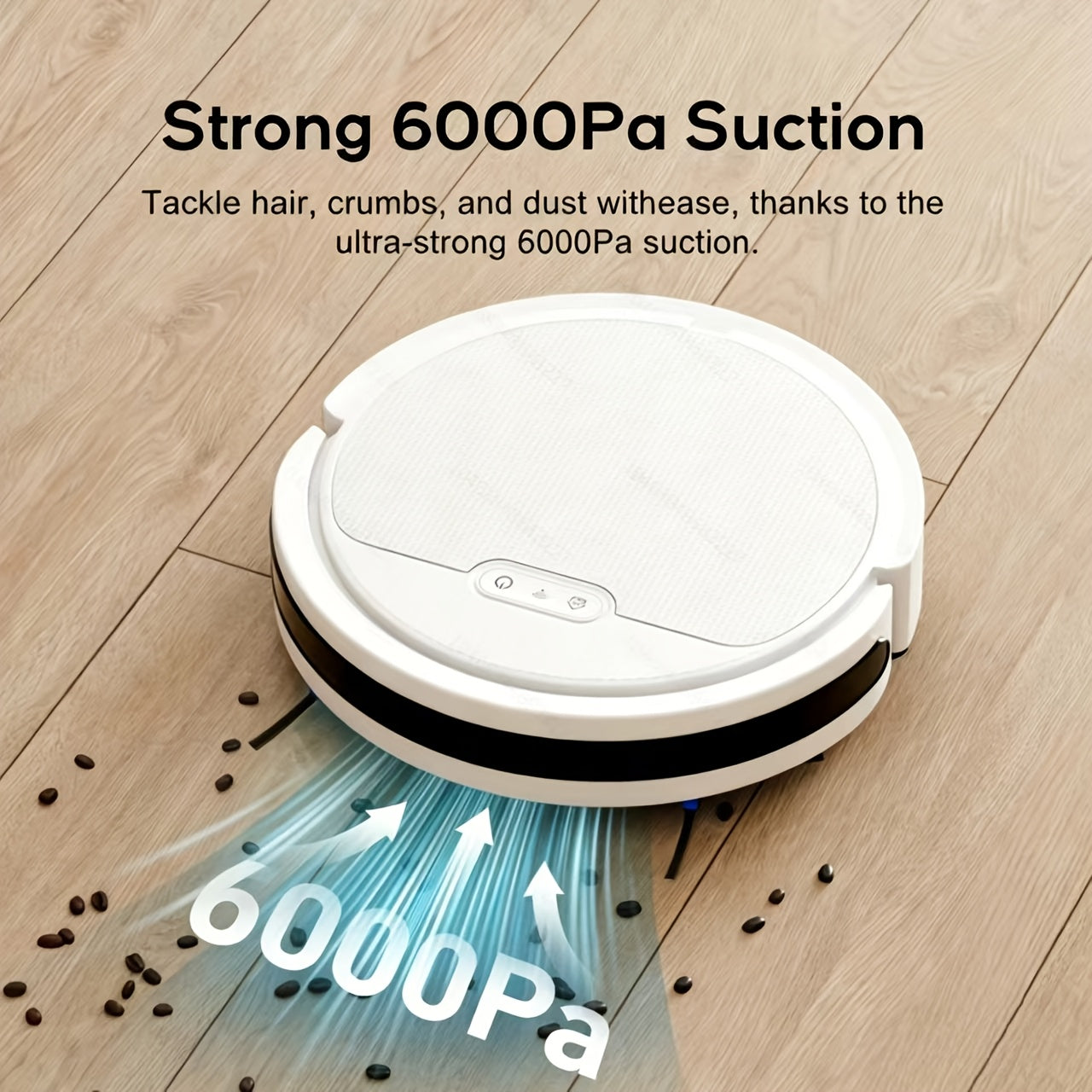 3-in-1 Robotic Vacuum Mop Combo, Self-Empty Station for 45 Days, 3000Pa Strong Suction, LiDAR Navigation & Multi-Floor Mapping, Ideal for Pet Owners, Carpets & Hard Floors