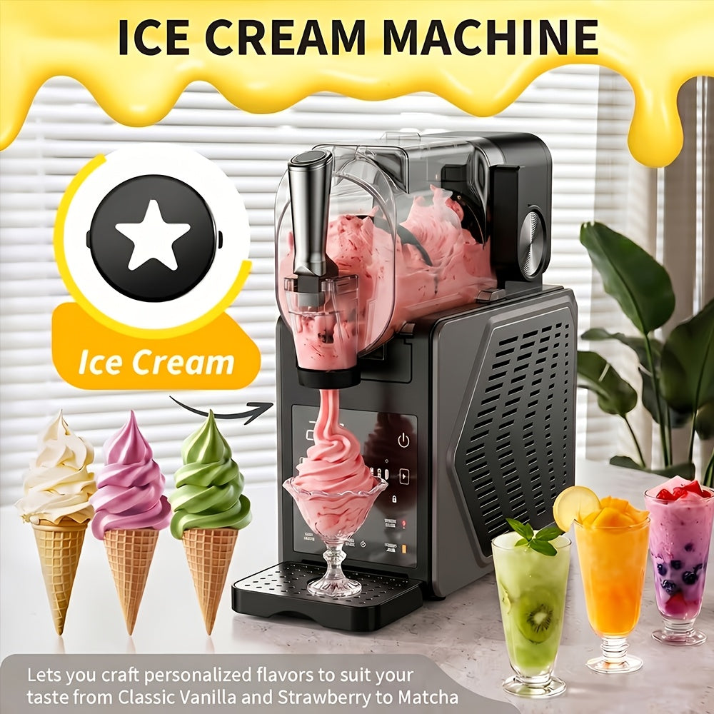 5 Preset Frozen Drink Machine, 88oz Home Ice Cream Slushie Maker, No Ice Needed & Self-Cleaning, for Slushies, Margarita, Frappes and Milkshakes