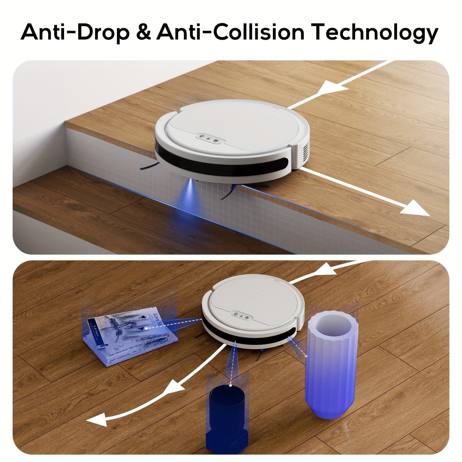 3-in-1 Robotic Vacuum Mop Combo, Self-Empty Station for 45 Days, 3000Pa Strong Suction, LiDAR Navigation & Multi-Floor Mapping, Ideal for Pet Owners, Carpets & Hard Floors